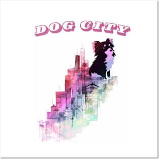 Dog city Posters and Art